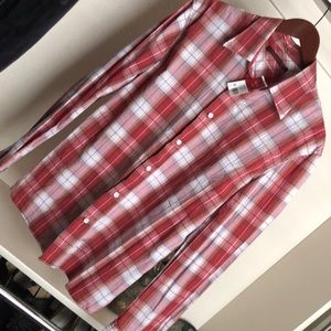 Levi Strauss &Co Western Plaid Button Down Shirt M